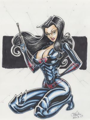 Baroness, GI Joe by Cameron Blakey (9x12) - Original Comic Art | eBay US (Buy It Now)