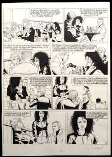 Renaud - Planche originale (p.5) - Jessica Blandy Tome 24 - Les Gardiens | Catawiki