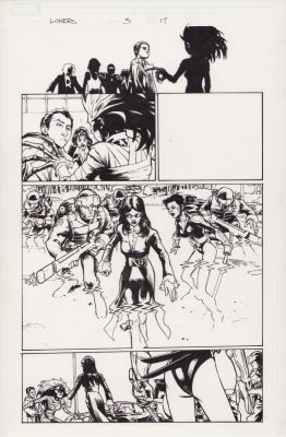 Karl Moline | Loners #3 Pg.17 - Interior Page - 2007 | Anthony’s Comic Book Art