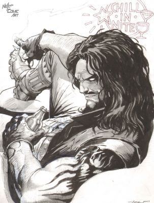 Lan Medina | Lobo Just Chillin’ | Next Comic Art