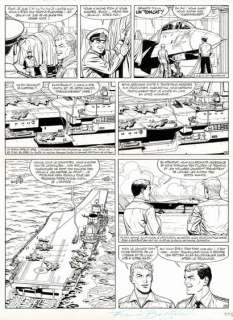 Francis Bergèse | Buck Danny, Les secrets de la mer noire, planche originale… | Septimus