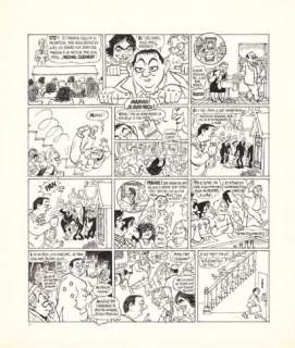 Cabu (1938-2015) | Inspecteur La Bavure Encre de Chine sur papier pour... | Tessier Sarrou