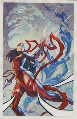 Aniekan Udofia | Elektra And Kingpin V2 Marvel | TDArt