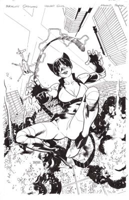 Mahmud Asrar | Absolute Catwoman #3 Variant Cover | Essential Sequential