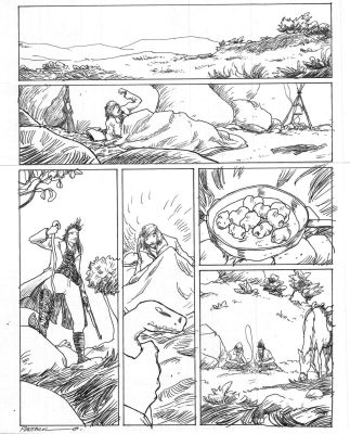 Pontarolo Frédéric | Planche Originale 8 de Compadres par Frédéric Pontarolo | Galerie Napoléon