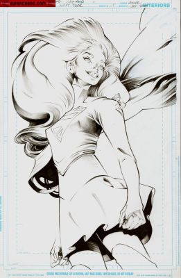 Alexander Lozano - Covers / Pinups Issue Supergirl Next Door # 1 Page Cover