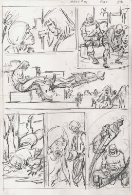 John Buscema | Savage Sword of Conan #41 P 37 (11 X 17 Inch Bronze Age Prelim) | Romitaman