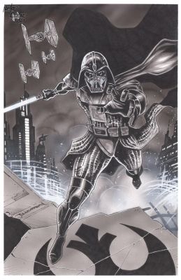 Julius Abrera | McQuarrie Vader Concept | Next Comic Art