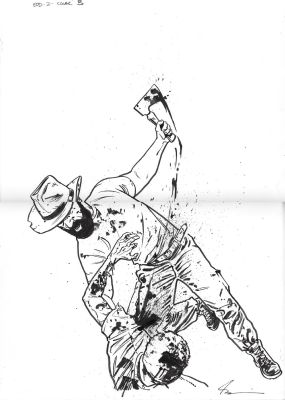 Jacob Phillips | Everything Dead & Dying Cover Issue 02 Page Cover B | Splash Page