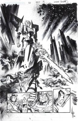 Jason Howard | Transformers (2023 Image) Issue 32 Page 18 | Splash Page