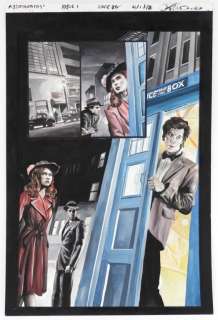 J.W. Woodward IDW Comics Doctor Who Original Art | Bruneau & Co. Auctioneers