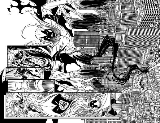 Diego Olortegui | Jsa Issue 20 Page 16 And 17 | ComiConArt