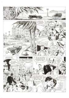 Mitton, Jean-Yves - Original page (p.2) - De Silence et de Sang 7 - Le dixième Arcane majeur - (1993) 