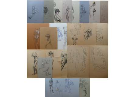 Joe Kubert. Collection of Figure Studies | Weiss Auctions