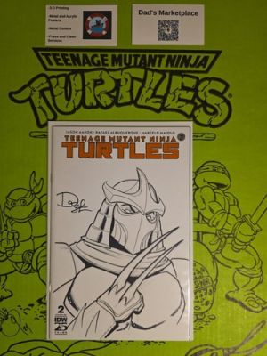 Original Art Dietrich Smith Shredder With coa Exclusive Blank | eBay US (Buy It Now)