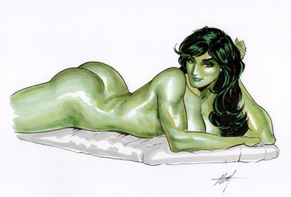 She Hulk! Original Art by MC Wyman | eBay US