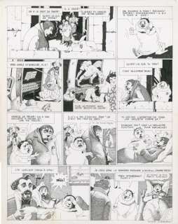 Nicole Claveloux - Morte Saison, Page 40 Scénario Edith Zha Les Humanoïdes Associés, 1979 Encre de Chine sur papier 31 x 40 cm