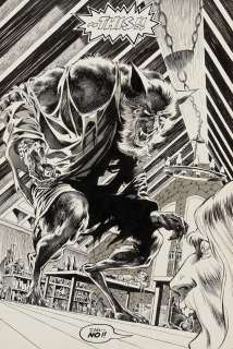 Bernie Wrightson signed original interior splash page art for Swamp Thing #4 page 18. | Profiles in History