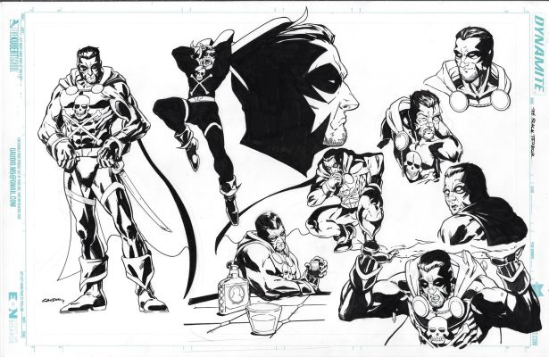 Matt Gaudio | Black Terror Sample | Splash Page
