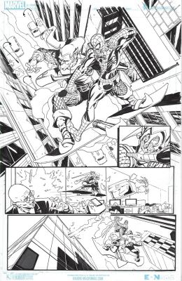 Matt Gaudio | Marvel Knight’s Spider-Man Sample Page 01 | Splash Page