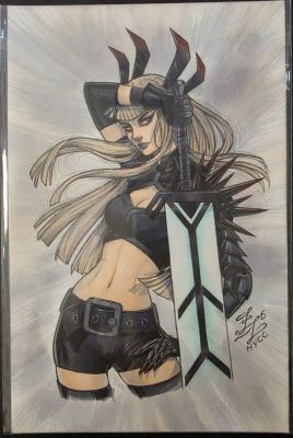 Magik A4 Original Sketch by Zoe Lacchei | Raremarq (Buy It Now)