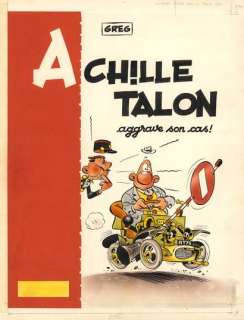 Achille Talon Original Art For Sale ComicArtTracker