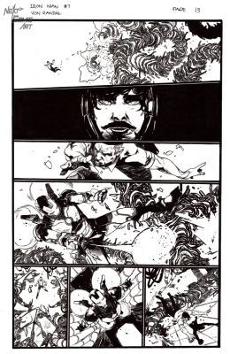 Von Randal | Iron Man #7 Issue 7 Page 13 | Next Comic Art