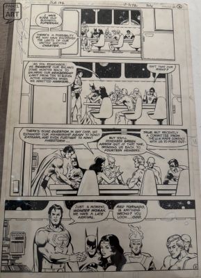 George Perez | Justice League of America 192 Page 2 | Panel Page Art
