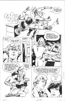 Marcello Rafael Carlo | Planche originale 9 AMICALEMENT VOTRE histoire courte - Le roi de la moutarde - | Galerie Napoléon