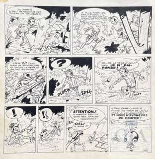 Greg Michel/Luc Junior. Planche originale n°15 de la 22e… | Dagoty