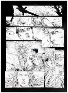 Swolfs | Légende, planche n°23 Ã  l’encre de Chine de l’Ã… | Banque Dessinée