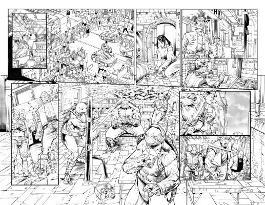 Esau And Isaac Escorza | Tmnt: the Last Ronin II Re-Evolution Issue 2 Page 30 And 31 | Albert Moy