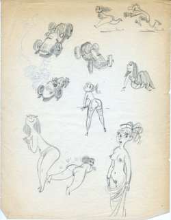 Franquin | Spirou et Fantasio, étude Ã  la mine de plomb pou… | Banque Dessinée