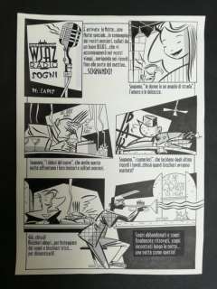 Lapone Antonio (Lapis) - Planche illustration original "Independent Wjaz Radio Sogni" | Catawiki