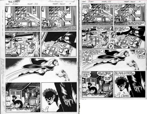 John Byrne Terry Austin | Byrne, John - Uncanny X-Men #132 Pg 12, X-Men Vs First Hell Fire Club, All Art - Never Covered W/ Lettering - @ Las Vegas Summit ’26 | Cool Lines Art