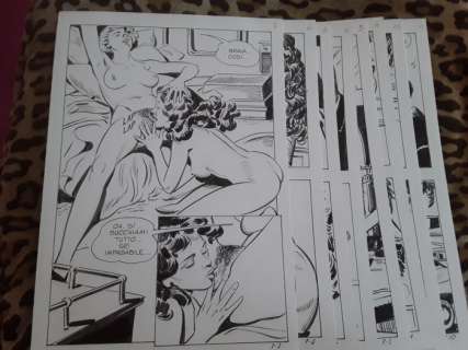 Panerai, Carlo - Odio fatale - 8 Dessin(s) original - 1982 | Catawiki