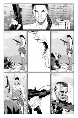 Daniel Sampere | Wonder Woman #27 Page 18 | Black Diamond