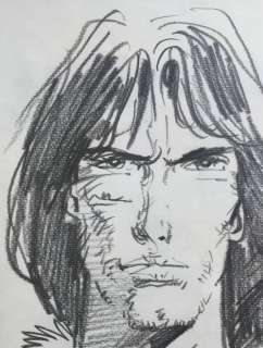 Rosinski, Grzegorz - Portrait de Thorgal au fusain - (1996) | Catawiki