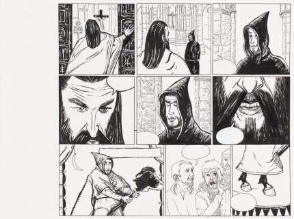 Jacek Frąś (1977) | Jacek Frąś | "Tragedyja Płocka", plansza komiksowa, 2009 | Desa Unicum