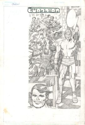 Jack Kirby | Who’s Who: the Definitive Directory of the Dc Universe #9 (The Guardian & Newsboy Legion Battling Pinup!) 1985 | Romitaman