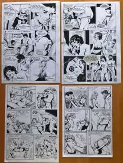 Bruno Marraffa - 4 large original art pages - Page séparée | Catawiki