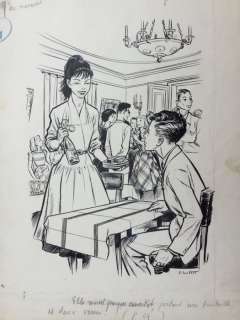 Dessin original pour â€œSigne de Pisteâ€ (1958) | Catawiki