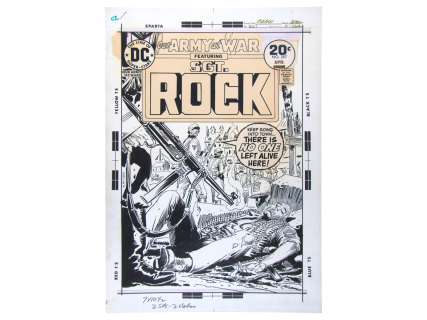 1974 Our Army At War #267 Cover Art, Joe Kubert | Weiss Auctions