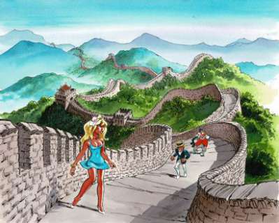 Dany | Olivier Rameau et la grande muraille de Chine, dessin… | Septimus