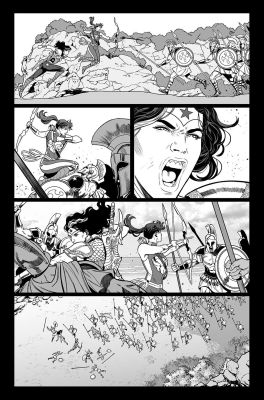 Daniel Sampere | Wonder Woman #32 Page 15 | Black Diamond