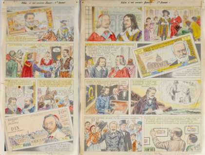 Rigot, Robert (1908-1998) | "Adieu à nos anciens francs", encre de chine pour une… | Stanley’s Auction