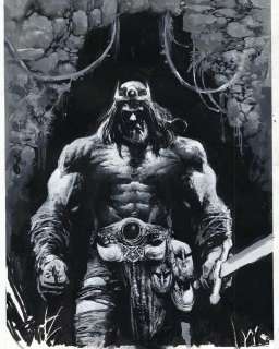 Jason Shawn Alexander - Savage Sword of Conan - original cover art