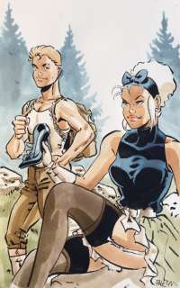 Meynet, Félix - Dessin original en couleur - Double M | Catawiki