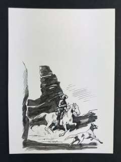 Tex - V. Muzzi - original illustr. "Tex, Dinamite e Satan" | Catawiki