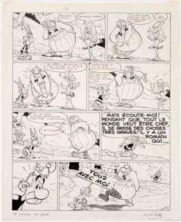 Albert Uderzo (1927-... | # Astérix - Le cadeau de César Encre de Chine sur papier... | Tessier Sarrou